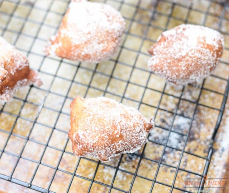 Apple Fritters Close Up