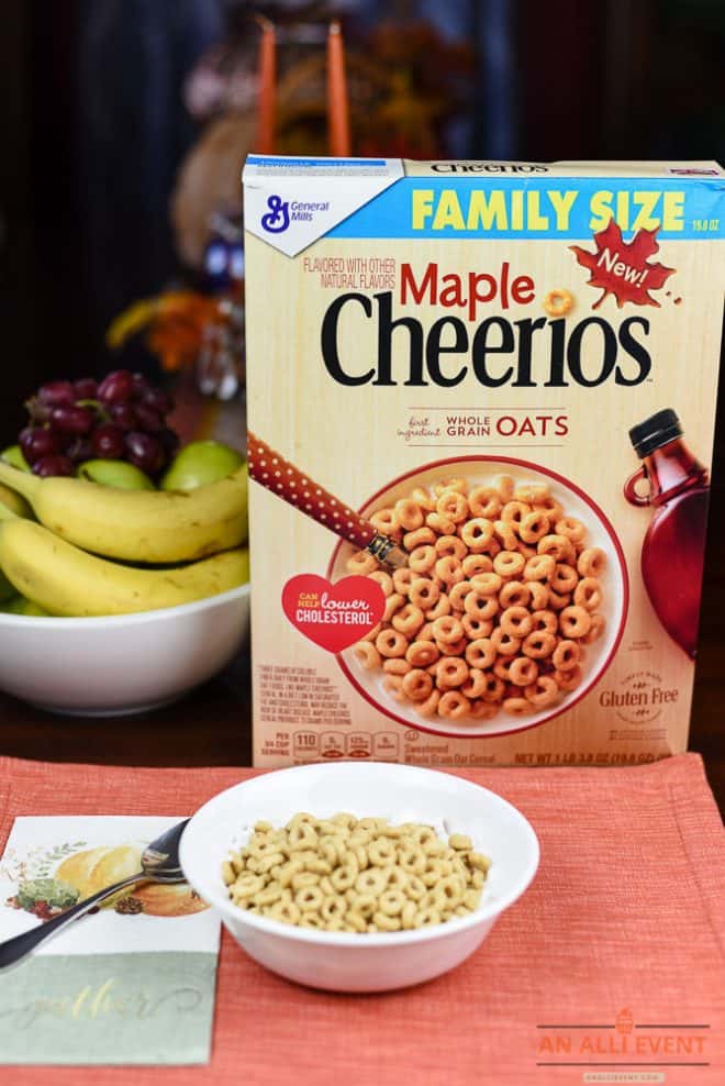 Maple Cheerios and Breakfast Ideas for Overnight Guests