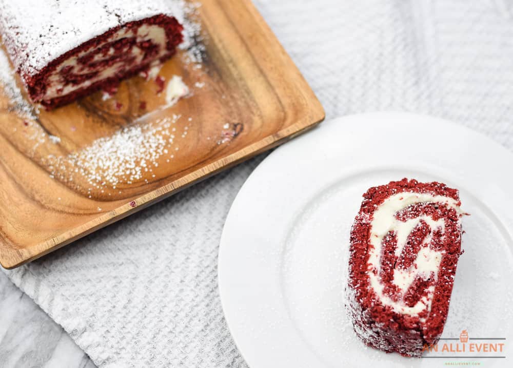 How to Make a Red Velvet Cake Roll - An Alli Event
