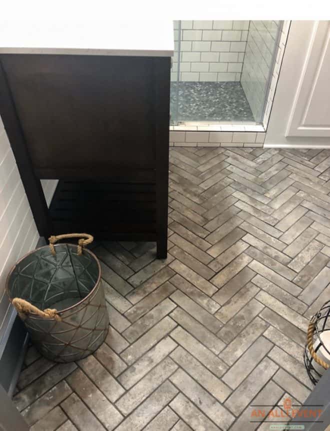 Floor Tile for Boys Bathroom Remodel