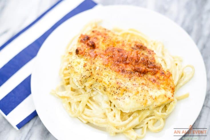 Plated Chicken Parmesan