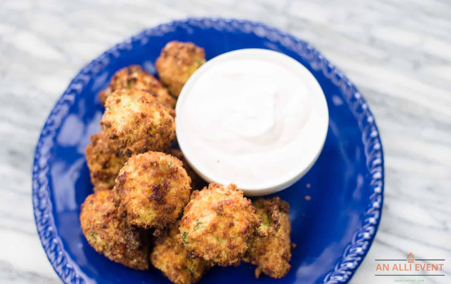Air Fryer Broccoli Cheese Bites An Alli Event