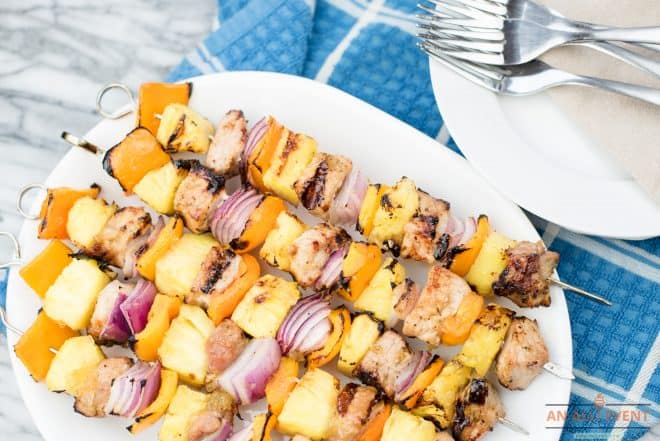 Pineapple Kabobs are ready to serve