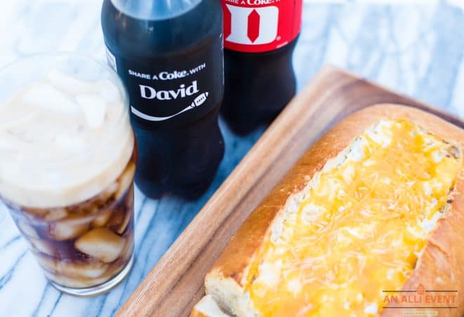 Share A Coke and Cheesy Bread