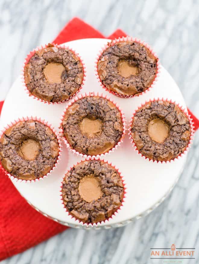 Brownie Peanut Butter Cupcakes