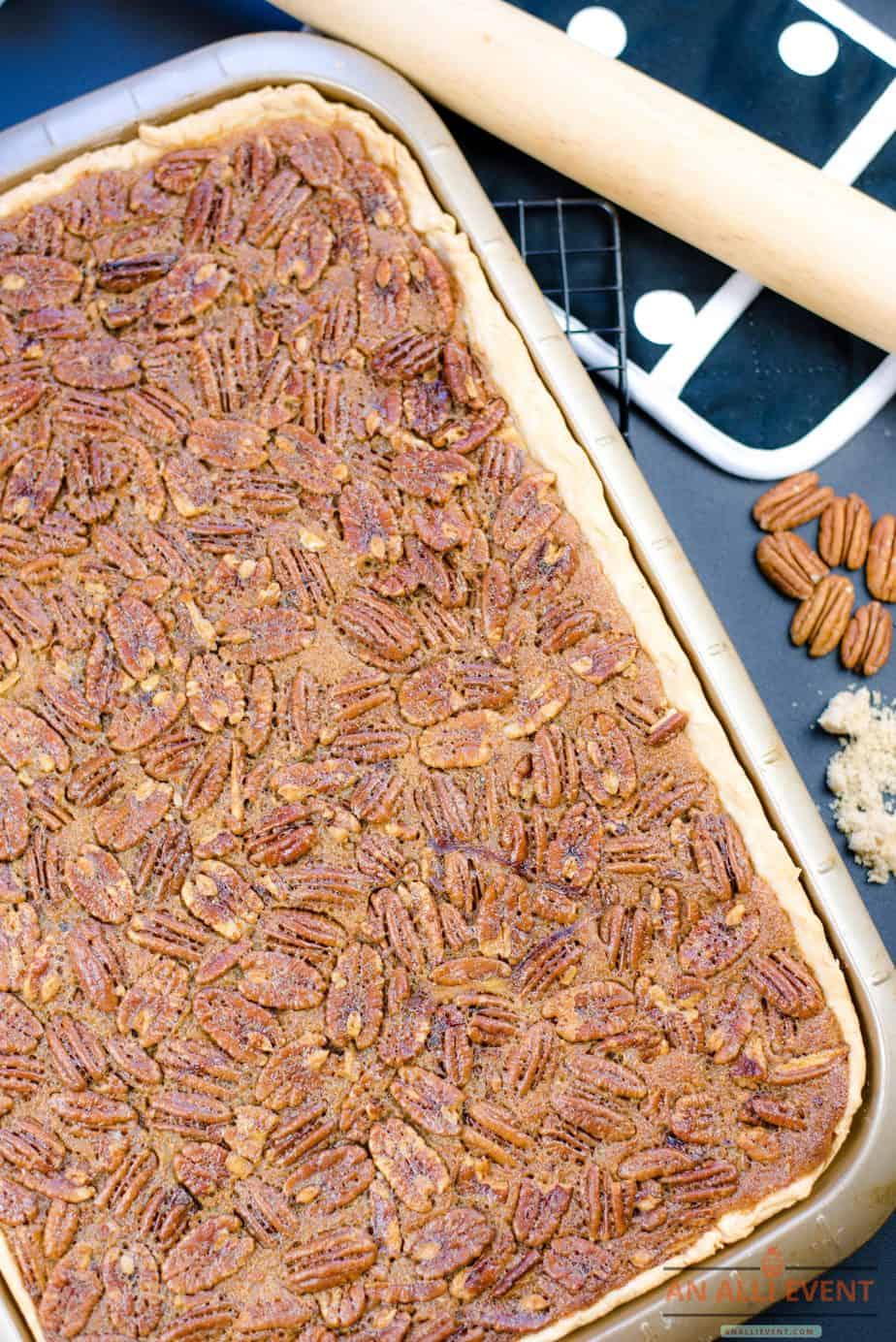 Sheet Pan Pecan Pie For A Crowd An Alli Event
