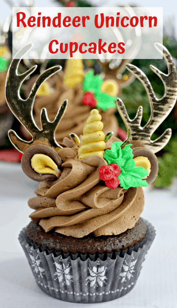 Reindeer-Unicorn-Cupcakes
