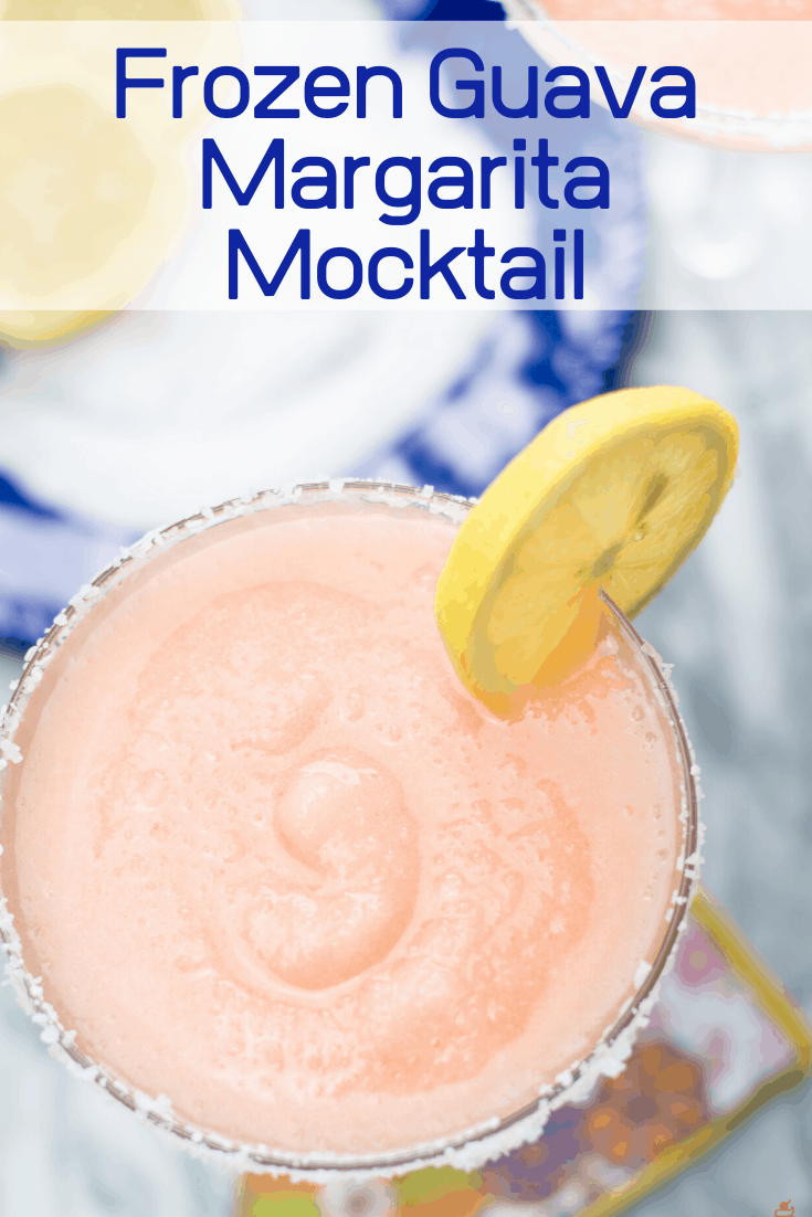 Frozen Guava Margarita Mocktail An Alli Event