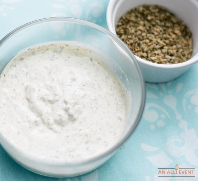 Homemade Ranch Dressing Dip