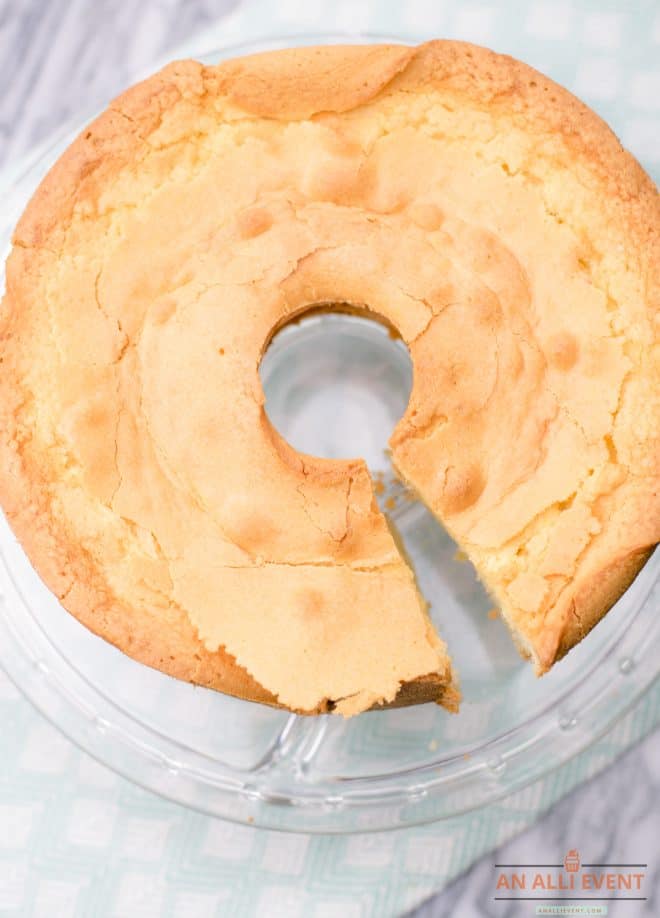 Close Up Shot of Cream Cheese Pound Cake