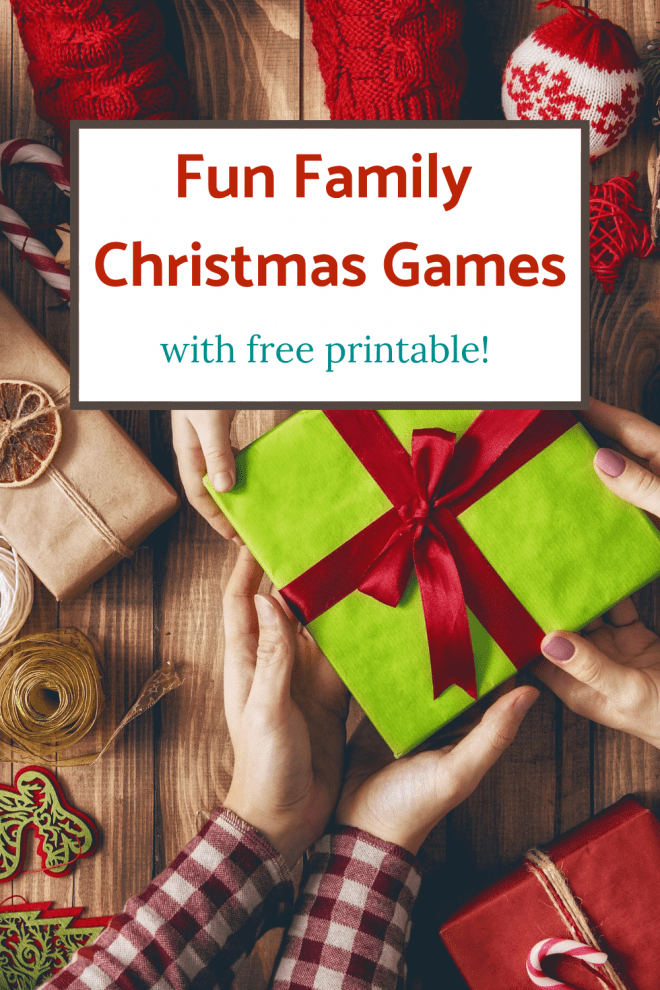 Fun Family Christmas Games (Free Printable) - An Alli Event