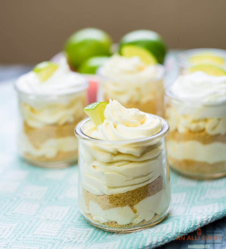 Lime Cheesecake Pudding Parfaits 