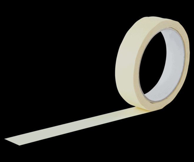 Beige Masking Tape with Black Background