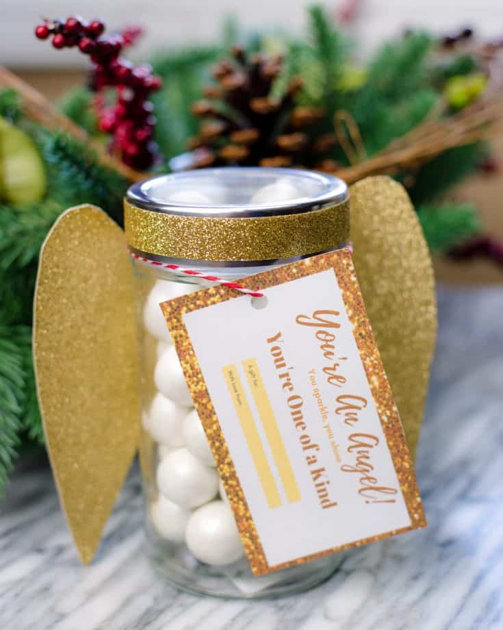 Easy DIY Angel Mason Jar Gift