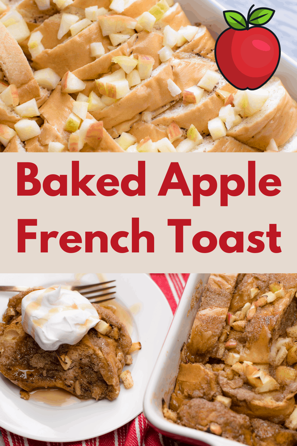 Baked Apple French Toast Recipe - An Alli Event