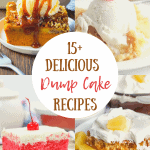 collage of the best dump cakes including cherry dump cake