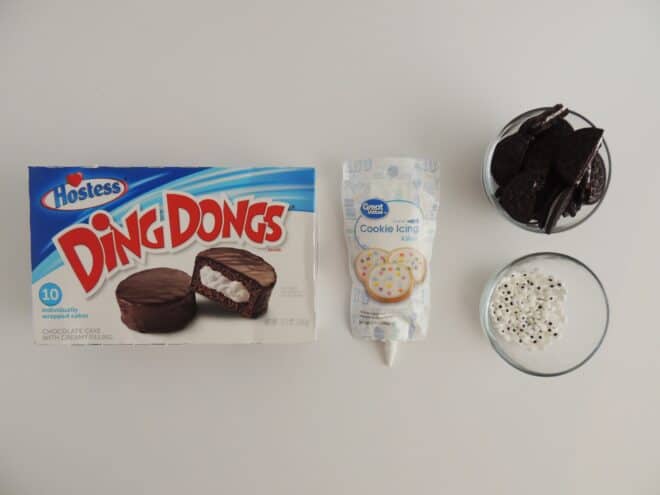 ingredients to make Ding Dong Bat Treats