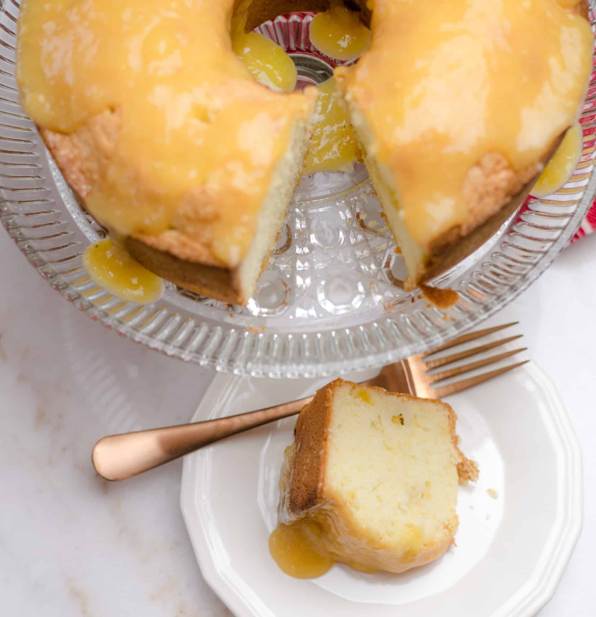 Peach Pound Cake With Peach Glaze - An Alli Event