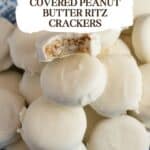White Chocolate Covered Peanut Butter Ritz Crackers
