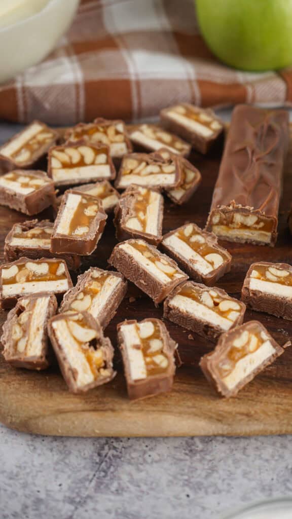 Chopped Snicker Bars