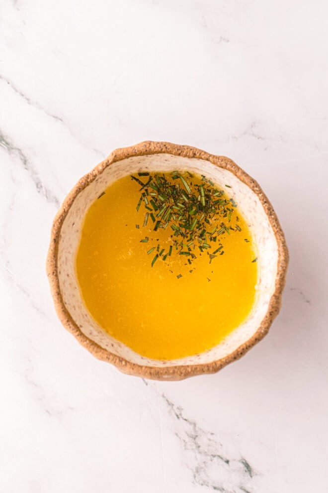 honey butter mixture to brush over breakfast casserole after it bakes.